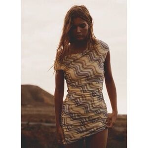 ZARA ASYMMETRIC TULLE DRESS